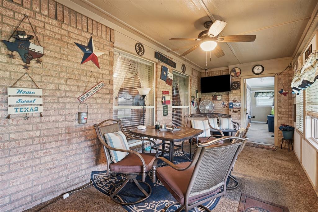 2732 Rawhide Court Haslet, TX 76052 - Photo 29 of 40 Enclosed Back Porch
