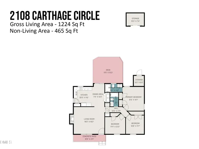 $310,000 | 2108 Carthage Circle, Raleigh, NC 27604