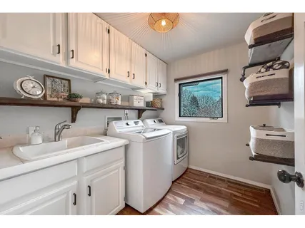 a backyard of a house with barbeque oven