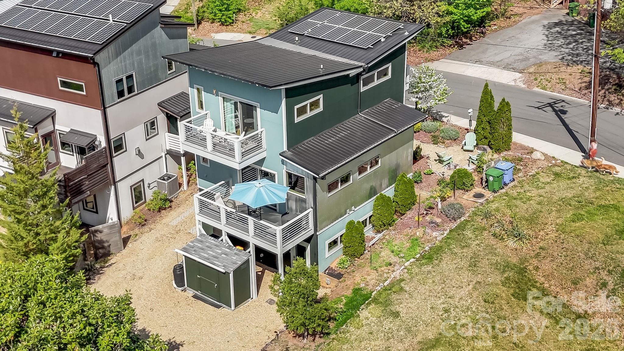 14 Sulphur Springs Road Asheville, NC 28806 - Photo 22 of 29 an aerial view of a house with a yard