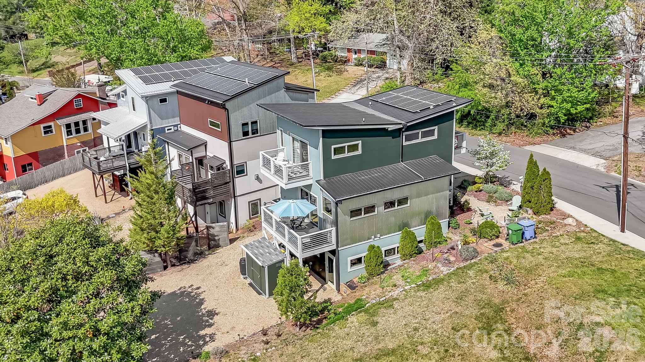14 Sulphur Springs Road Asheville, NC 28806 - Photo 23 of 29 an aerial view of residential houses with outdoor space