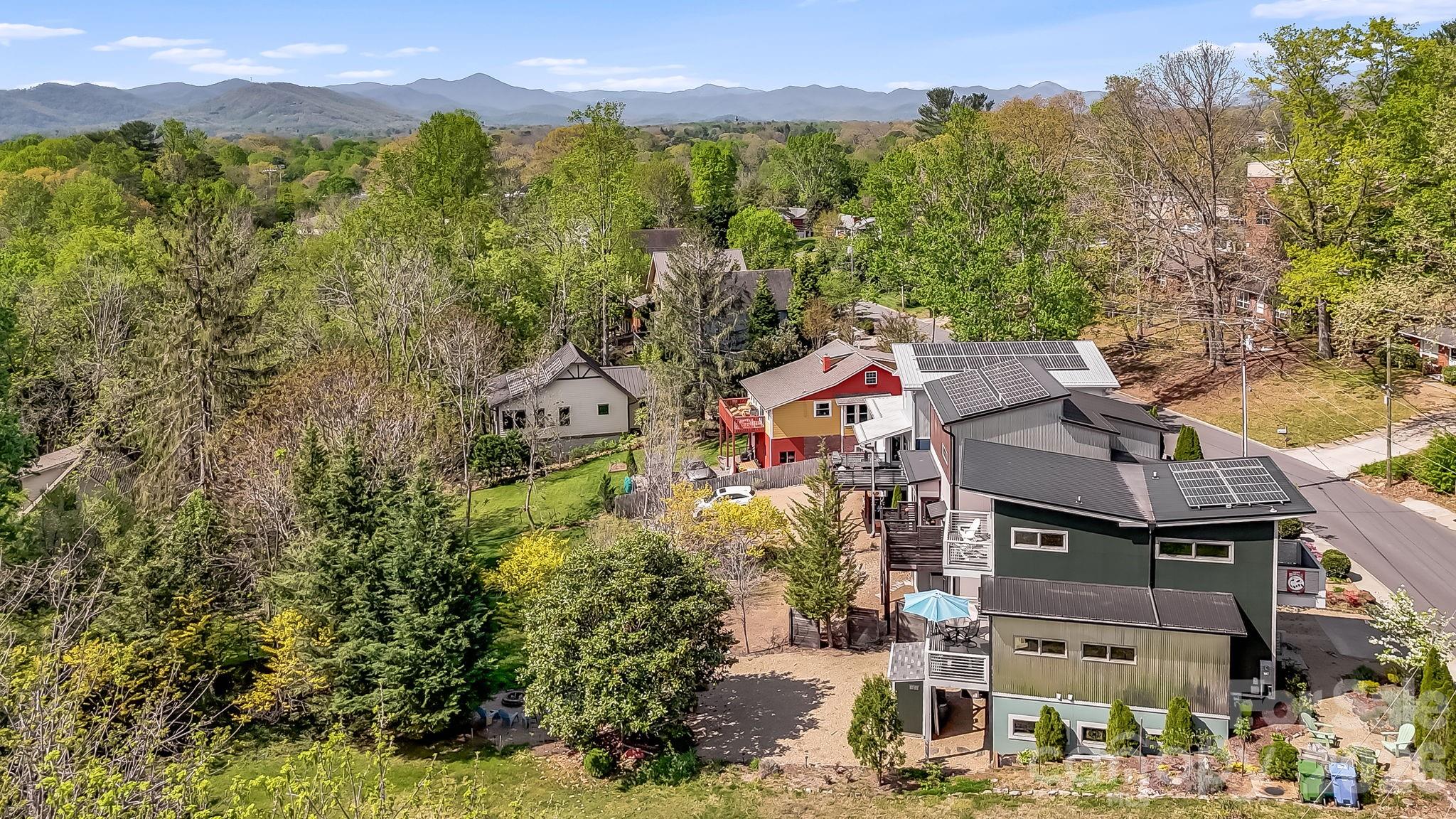 14 Sulphur Springs Road Asheville, NC 28806 - Photo 25 of 29 an aerial view of a house with a yard