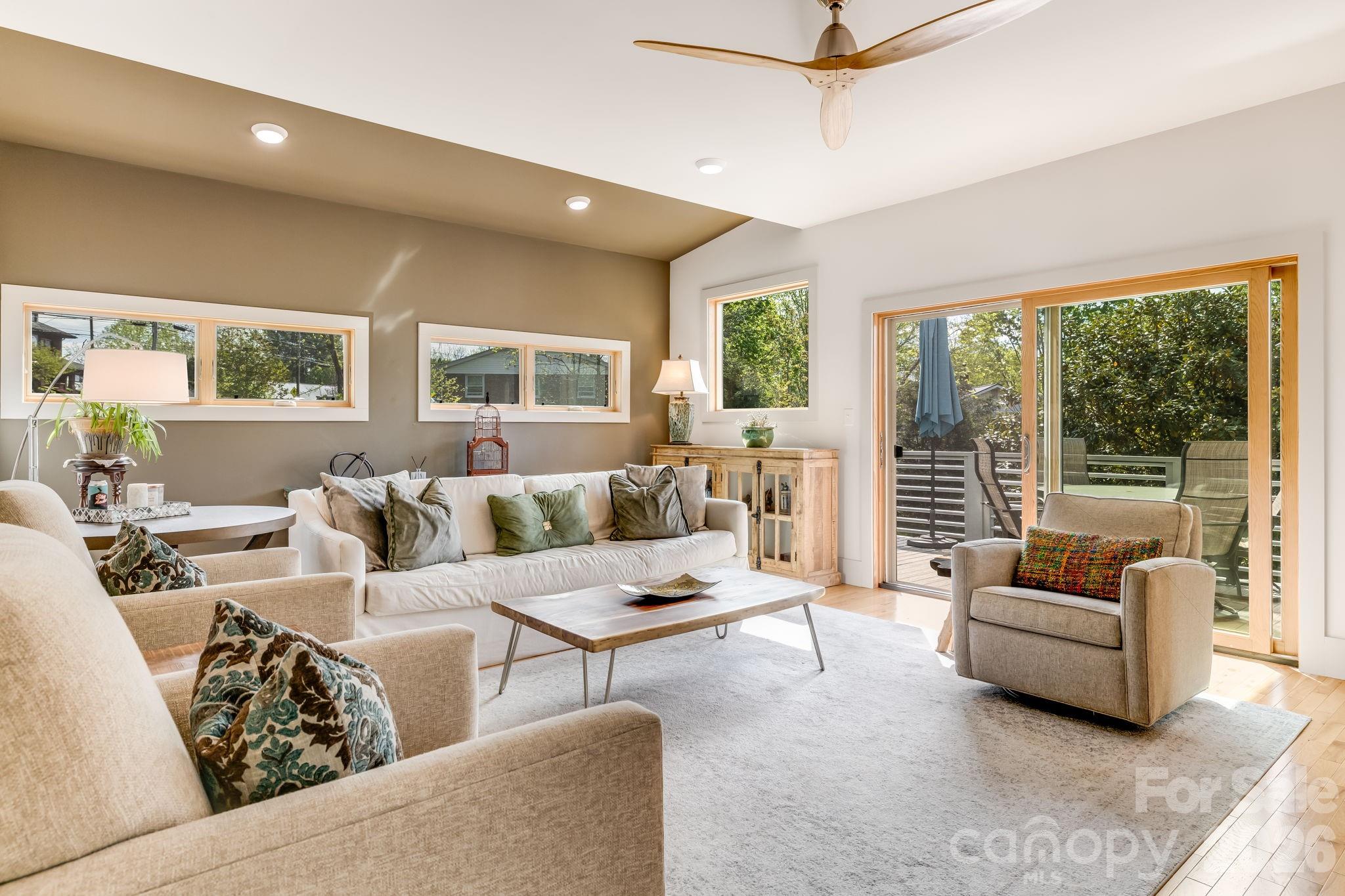 14 Sulphur Springs Road Asheville, NC 28806 - Photo 7 of 29 a living room with furniture and a large window