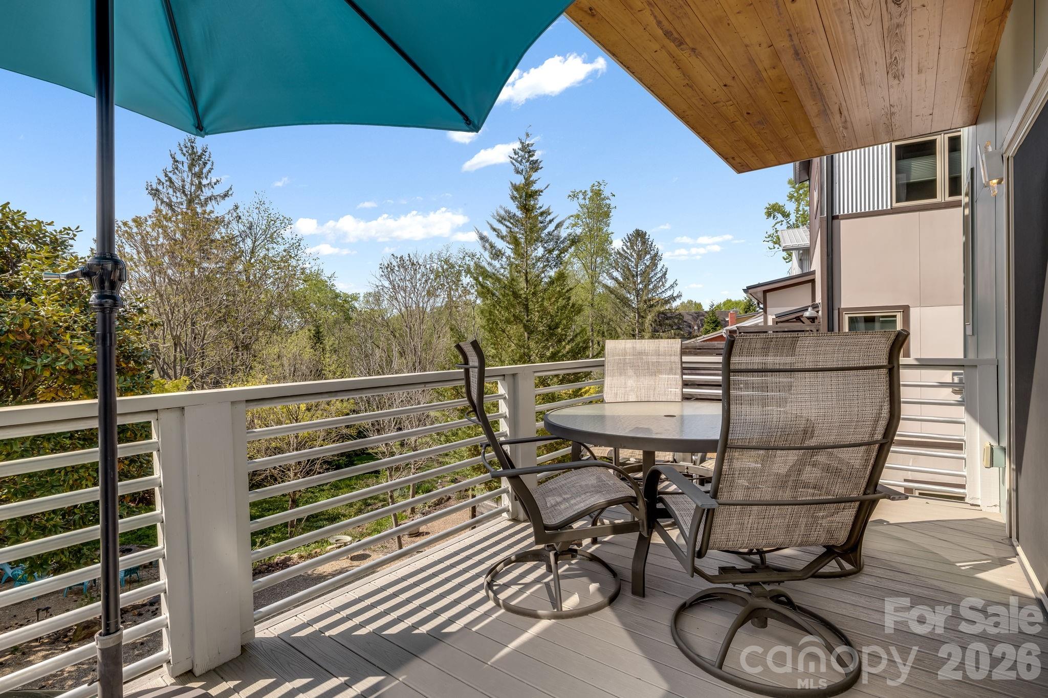 14 Sulphur Springs Road Asheville, NC 28806 - Photo 8 of 29 a view of a chairs and table in the balcony