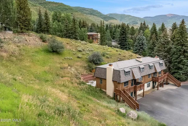 a view of a terrace with a yard