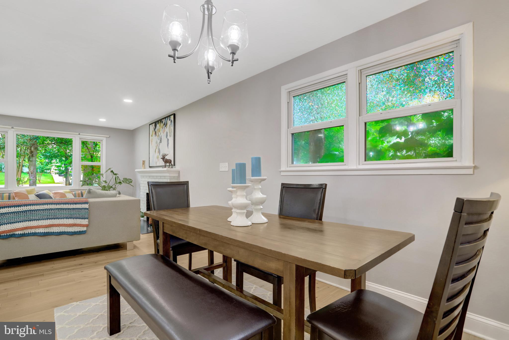 5418 Inverchapel Road Springfield, VA 22151 - Photo 14 of 94 a view of a dining room with furniture window and outside view