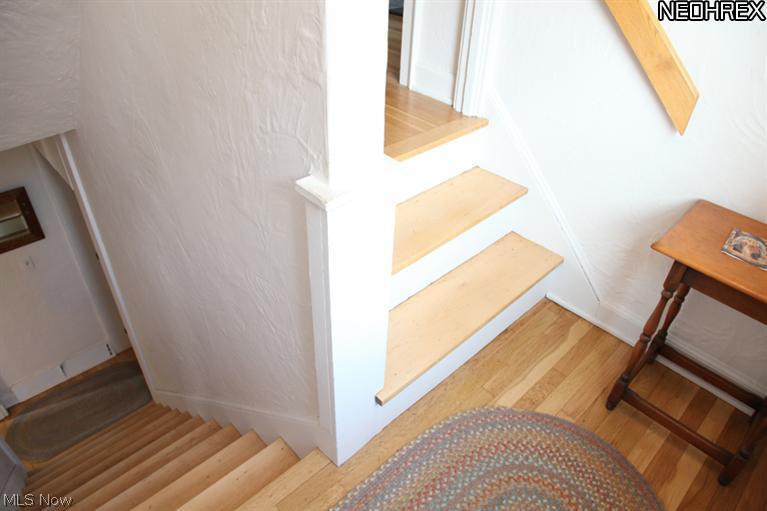 15818 Chadbourne Road Cleveland, OH 44120 - Photo 12 of 23 The refinished wood floors & stairs through out the homes first, second & third floors are truly stunning.