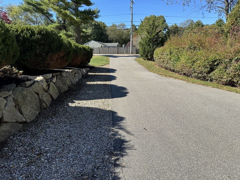 87 Center Street Carver, MA 02330 - Photo 32 of 42 a view of a backyard with plants