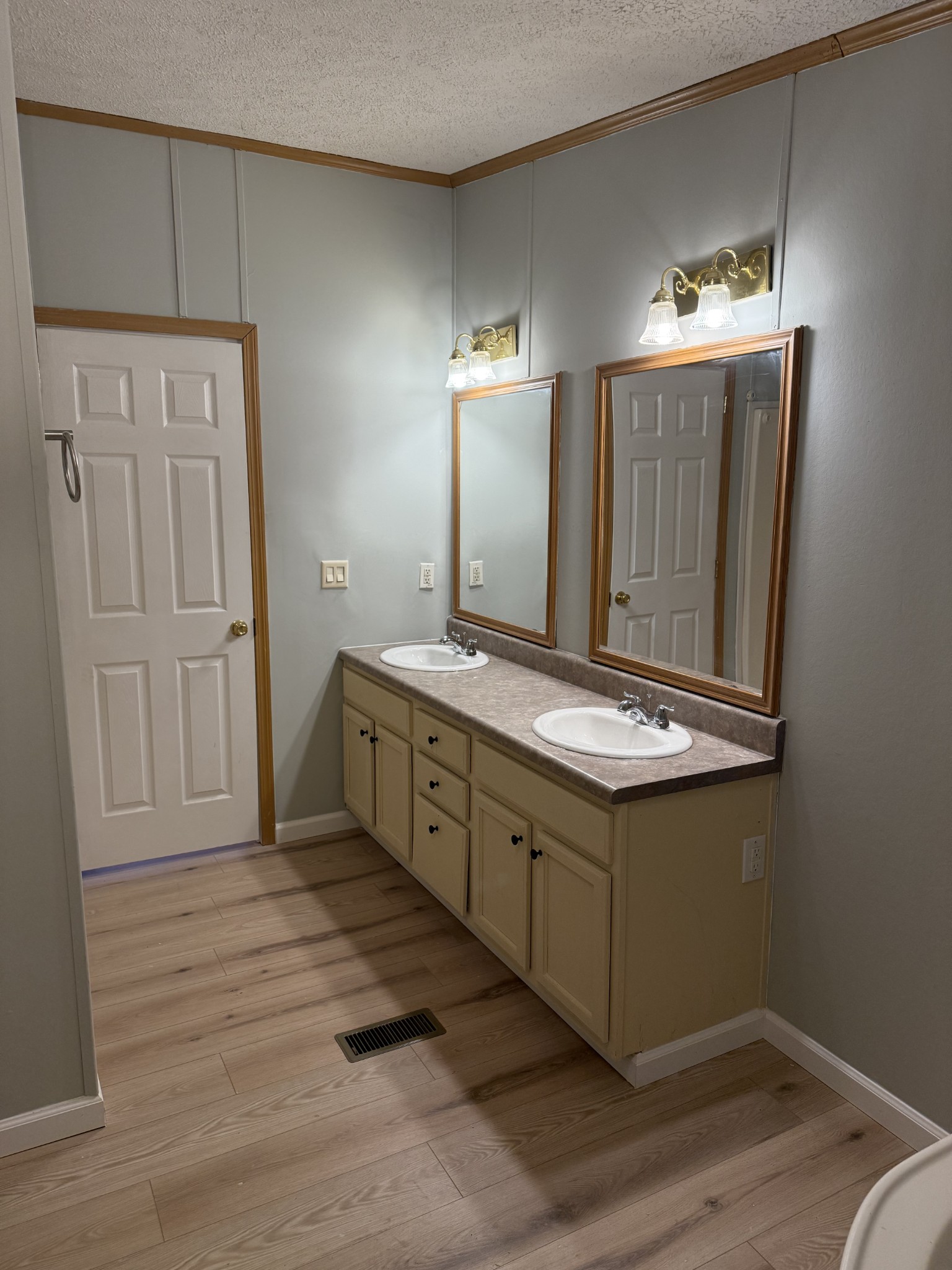 621 Cook Road Portland, TN 37148 - Photo 21 of 55 a bathroom with a double vanity sink and a mirror
