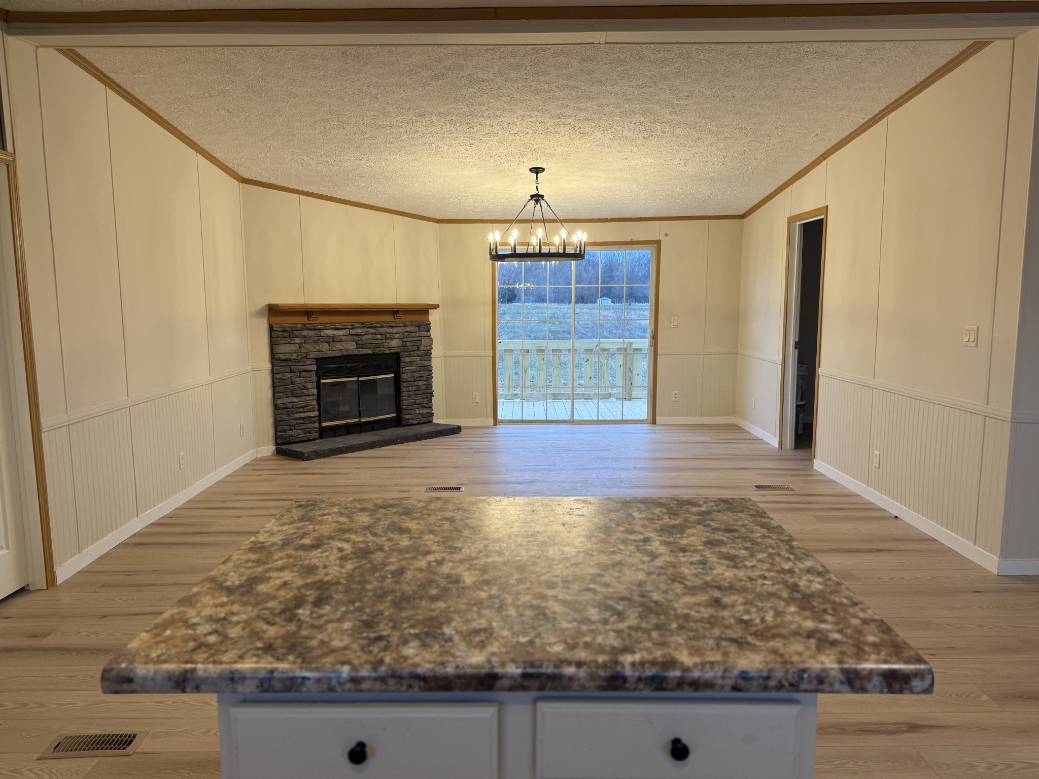 621 Cook Road Portland, TN 37148 - Photo 9 of 55 a view of an empty room with a fireplace and a window