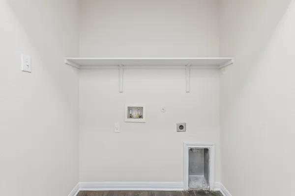 a view of small space with closet