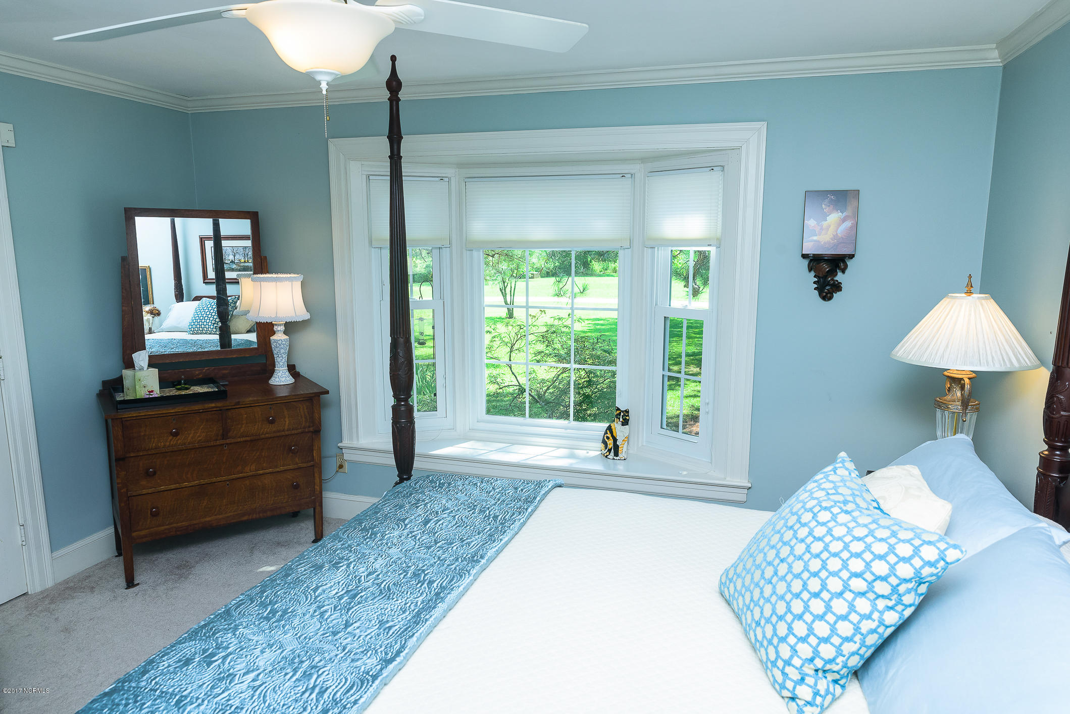 8567 Stantonsburg Road Farmville, NC 27828 - Photo 14 of 27 Downstairs guest bedroom with bay window