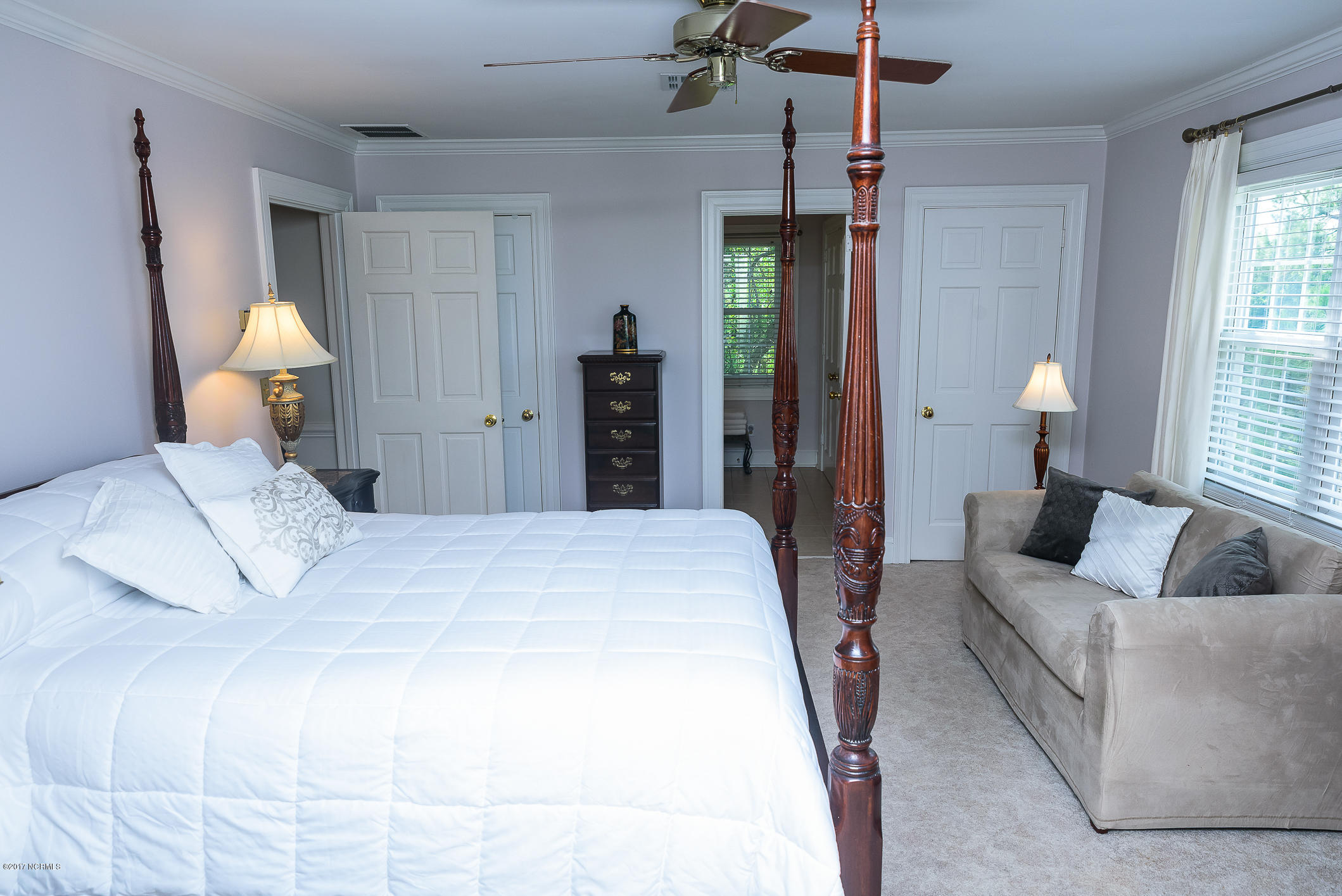 8567 Stantonsburg Road Farmville, NC 27828 - Photo 17 of 27 Upstairs owners bedroom with dual closets