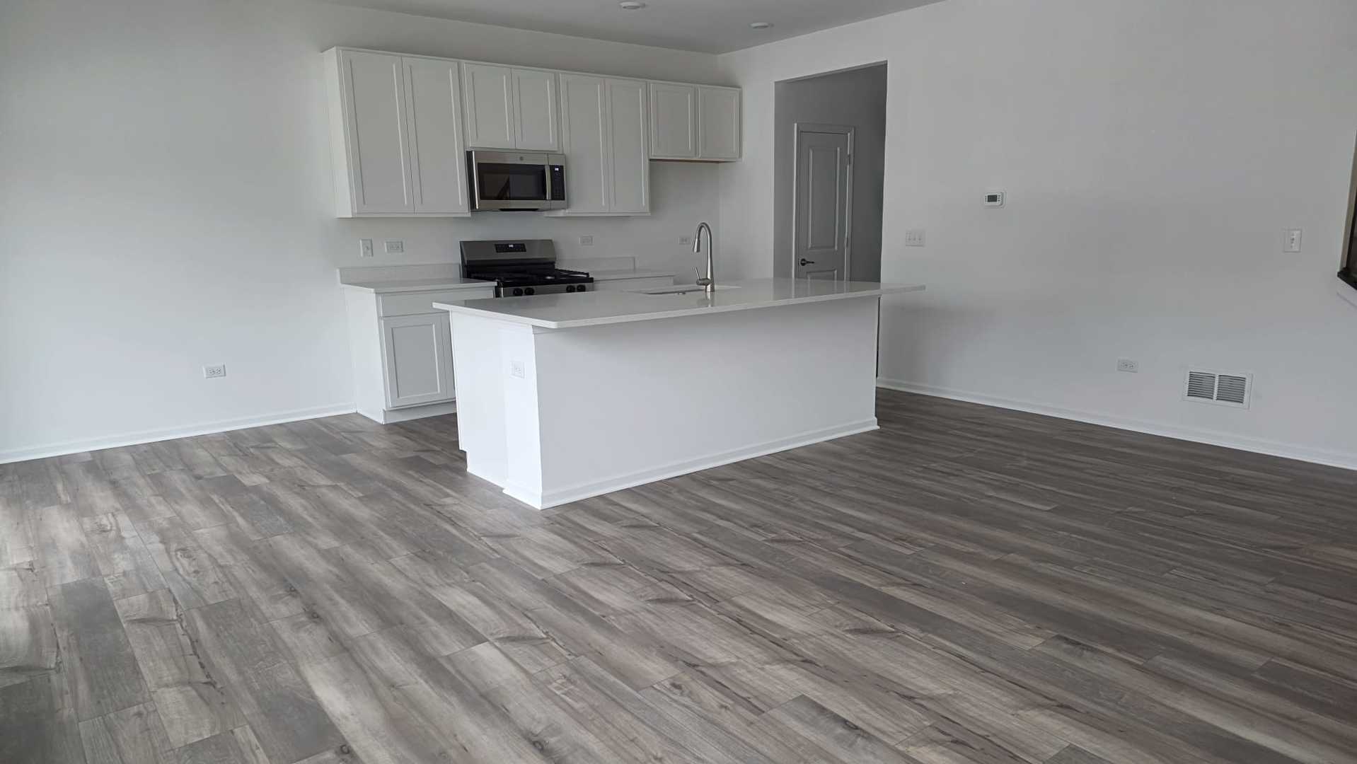 246 Cooney Way Oswego, IL 60543 - Photo 5 of 13 a kitchen with granite countertop a sink and a stove top oven