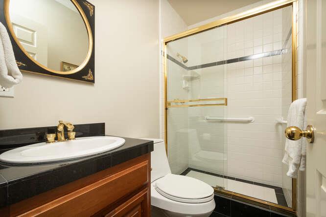 840 Longview Road Hillsborough, CA 94010 - Photo 26 of 49 a bathroom with a sink a toilet and shower