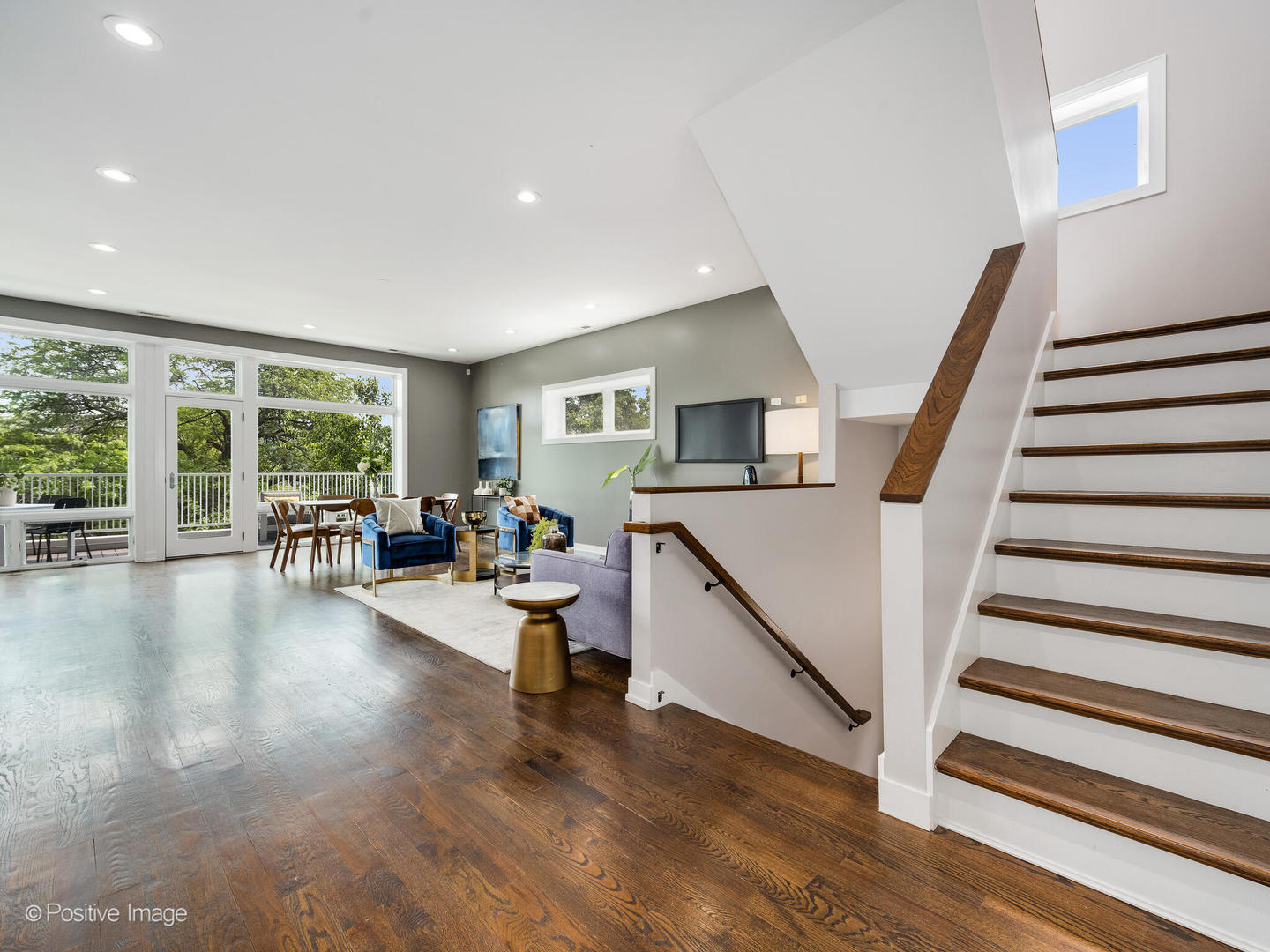 1832 West Rice Street, Unit 3 Chicago, IL 60622 - Photo 17 of 30 a living room with furniture and a wooden floor