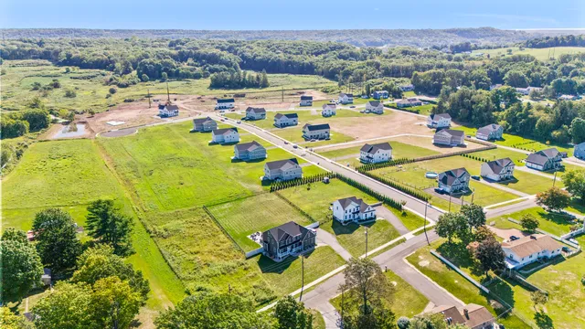 a view of a house with a garage
