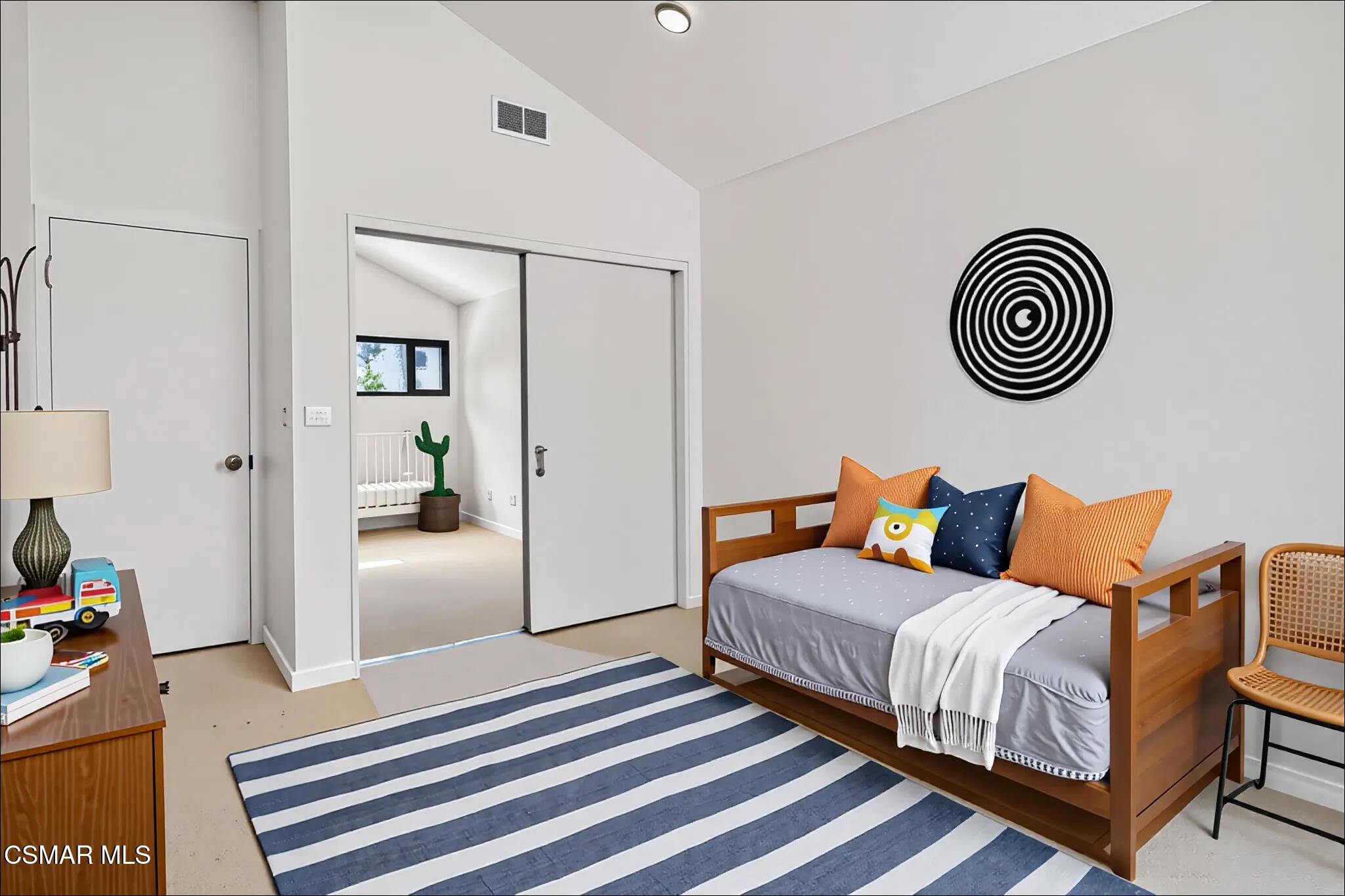 837 Hillview Circle Simi Valley, CA 93065 - Photo 21 of 37 a bedroom with a bed and a rug