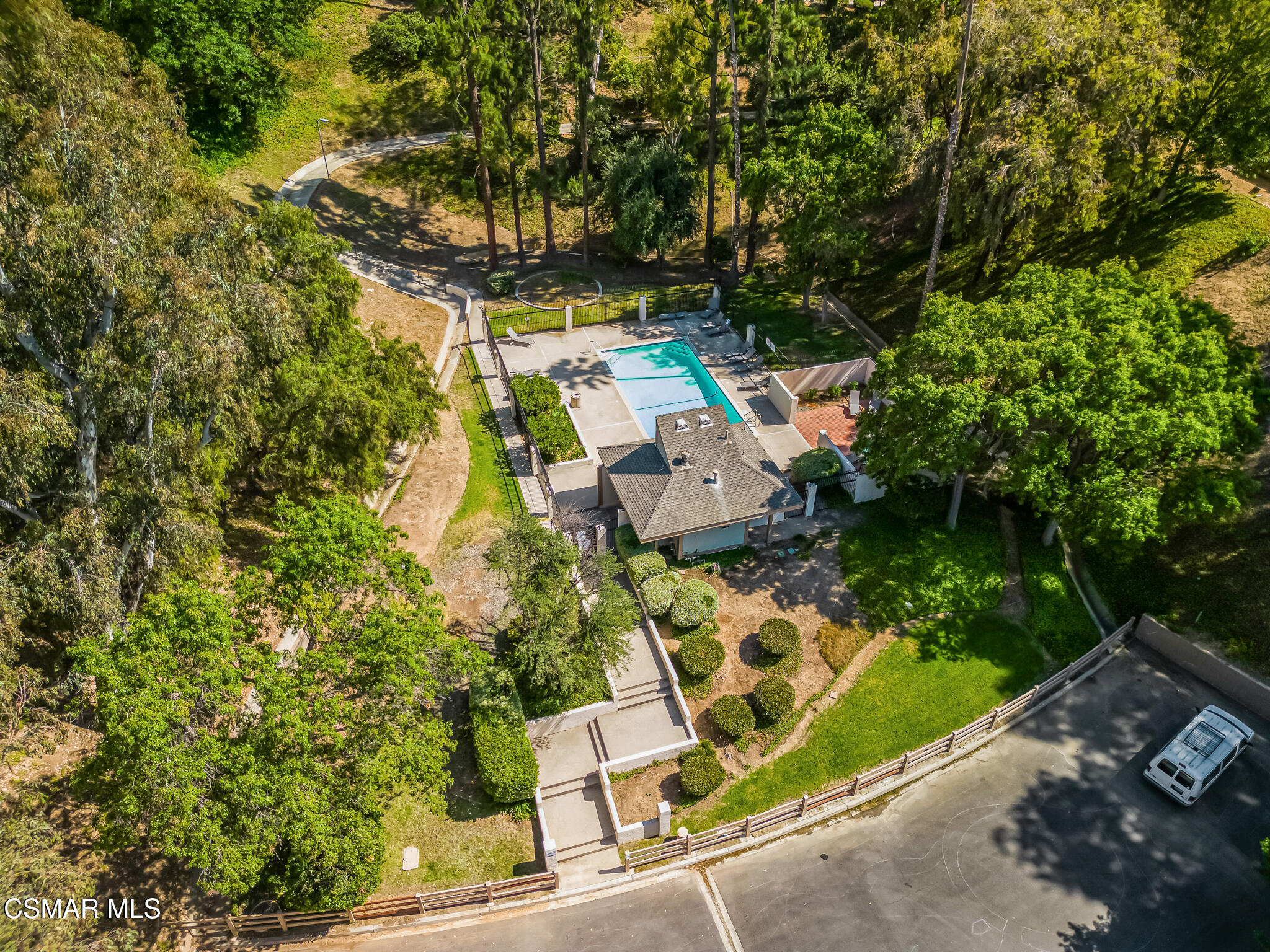 837 Hillview Circle Simi Valley, CA 93065 - Photo 36 of 37 an aerial view of residential house with outdoor space