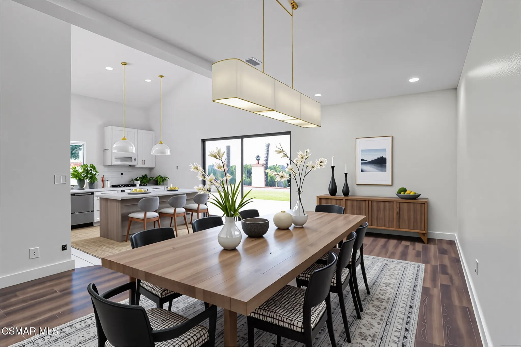 837 Hillview Circle Simi Valley, CA 93065 - Photo 8 of 37 a view of a dining room with furniture and wooden floor
