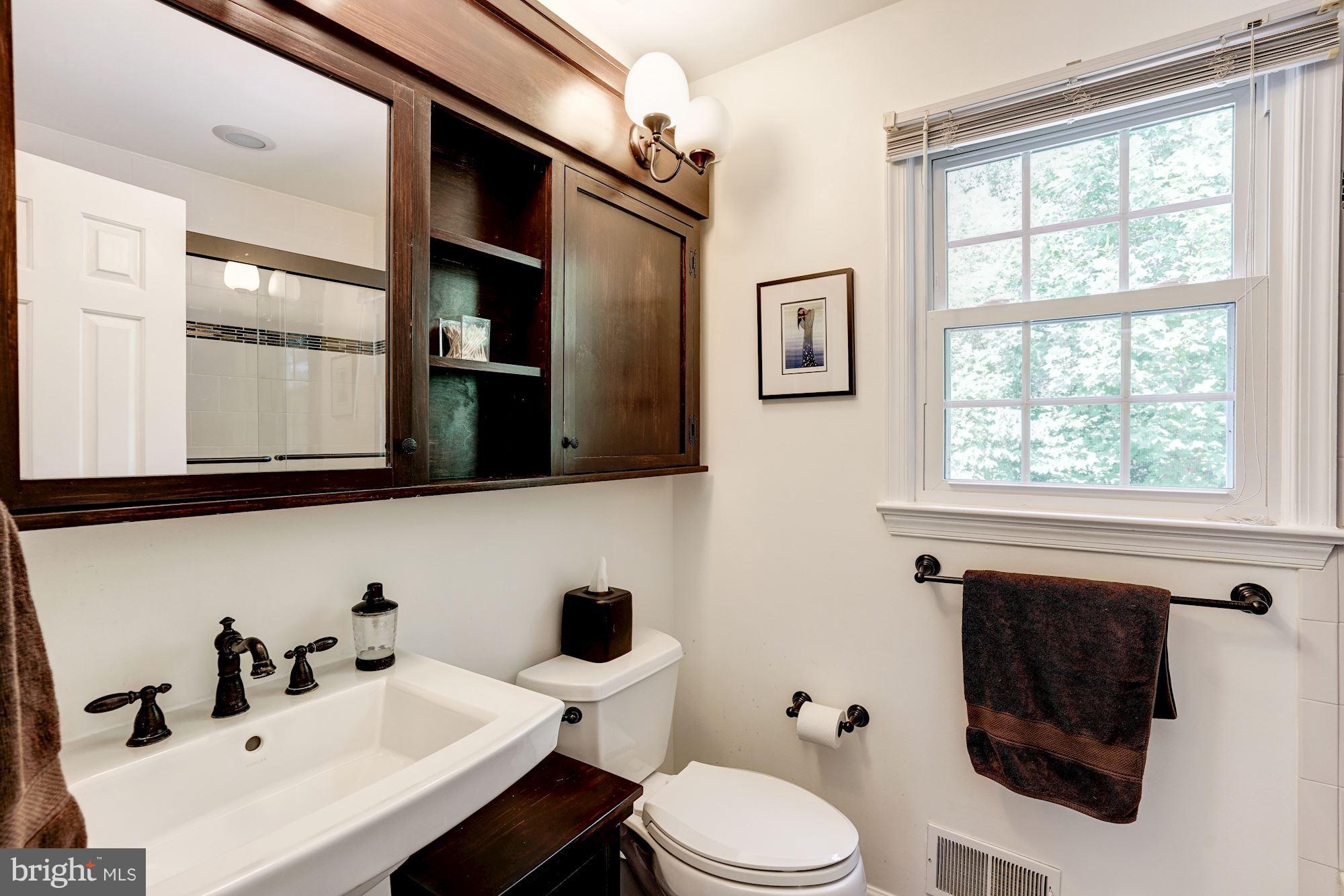 2104 Salt Kettle Way Reston, VA 20191 - Photo 17 of 29 a bathroom with a sink a toilet and mirror
