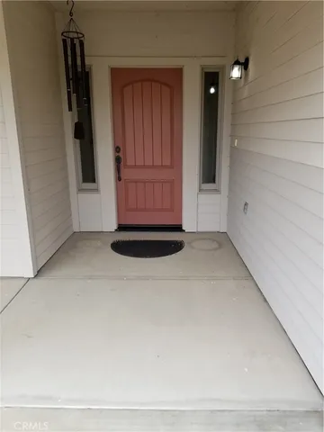 a view of front door