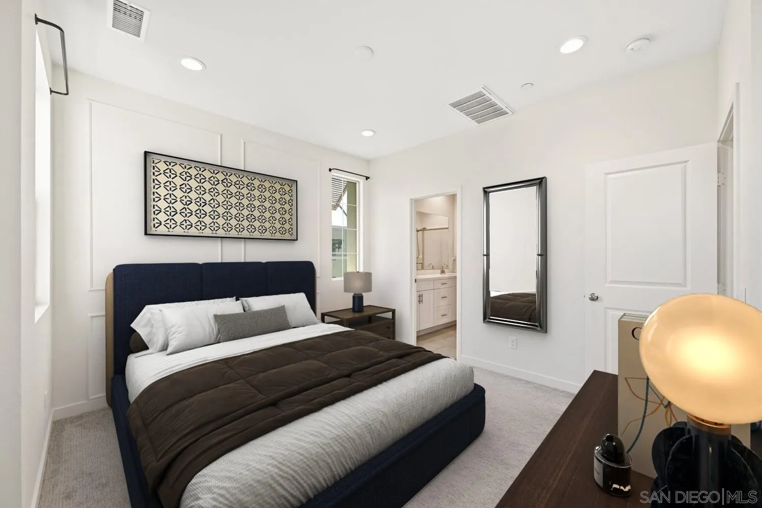 429 Lake Shore Way Santee, CA 92071 - Photo 15 of 26 a bedroom with bed and a couch