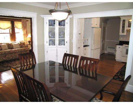 81 Gleason Road Lexington, MA 02420 - Photo 6 of 18 a view of a dining room with furniture window and outside view