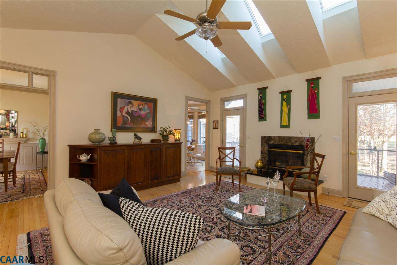 Double-Door Access From Greatroom to Decking, Screened Porch, and Beautiful Backyard
