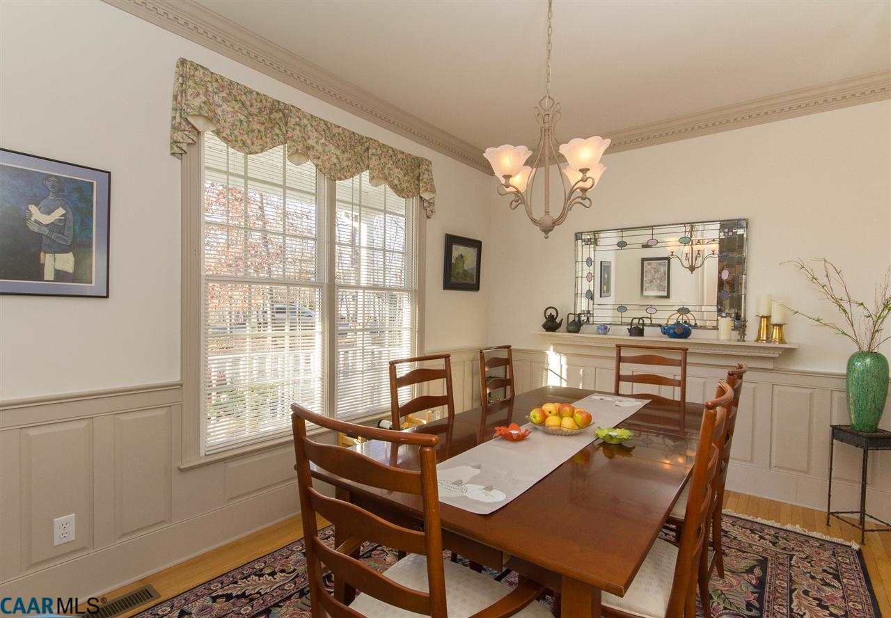 21 Out Of Bounds Road Palmyra, VA 22963 - Photo 8 of 38 Stunning - is the best way to describe this Formal Dining Room w/Dental-work Crown Molding, Chairrail, Hardwoods