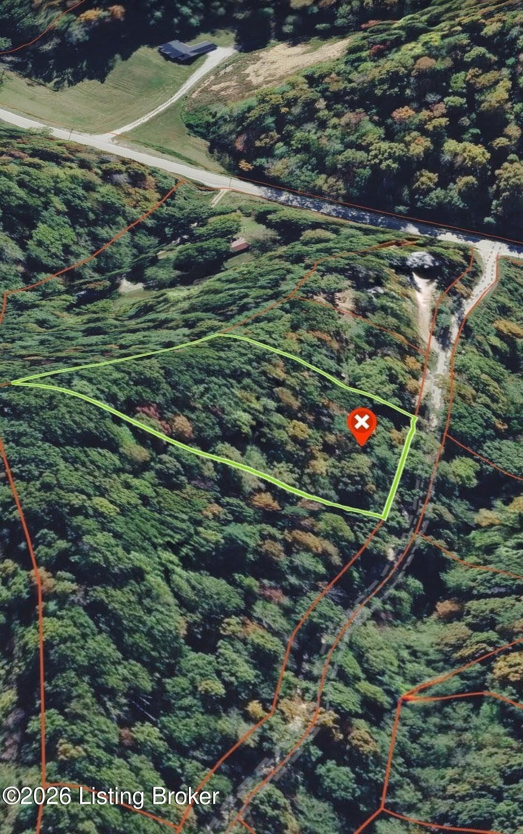 4 Black Bear Ridge Road Campton, KY 41301 - Photo 10 of 10 Approximate lot lines and elevation change perspective look towards Hwy 15.