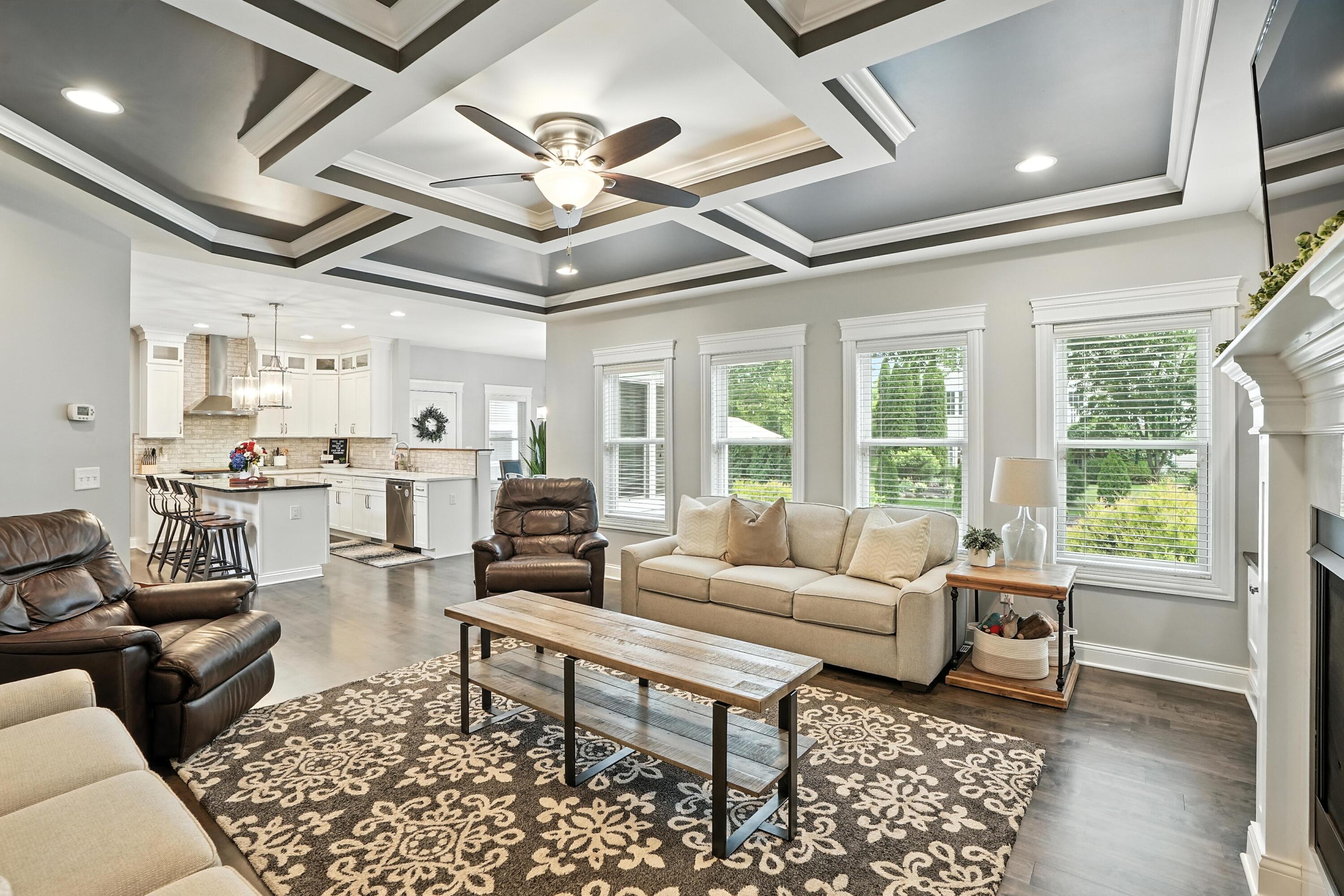 1285 Greenview Place Crown Point, IN 46307 - Photo 11 of 51 a living room with furniture and a large window