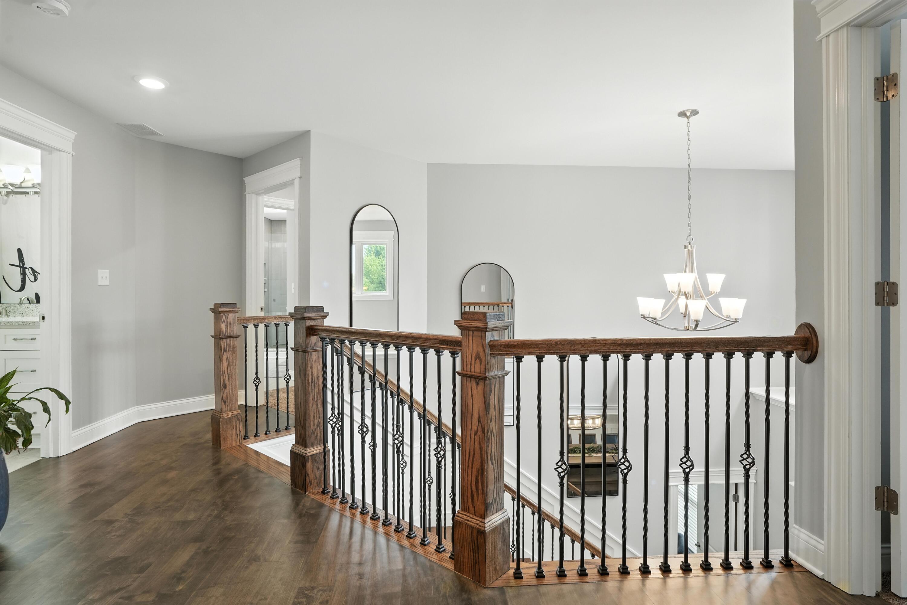 1285 Greenview Place Crown Point, IN 46307 - Photo 21 of 51 a view of a balcony with wooden floor