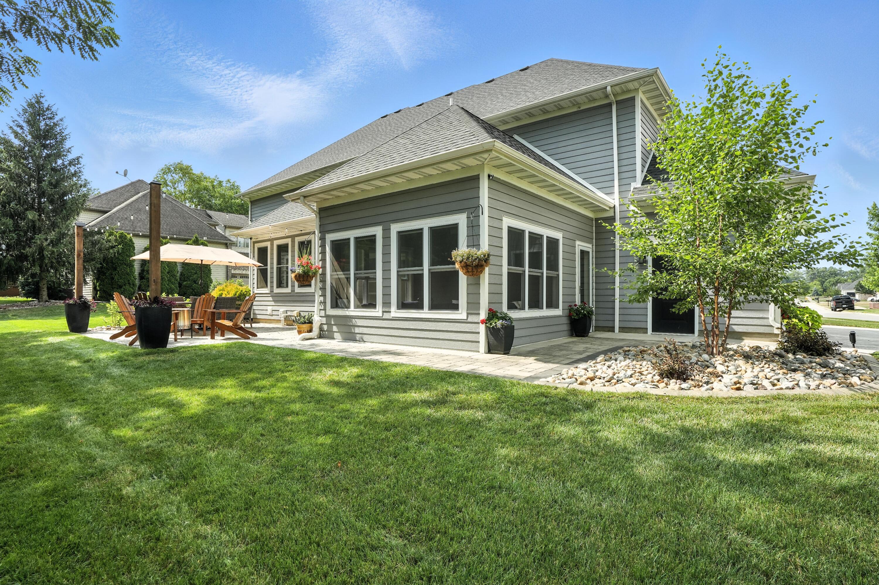 1285 Greenview Place Crown Point, IN 46307 - Photo 47 of 51 a view of an house with backyard space and garden