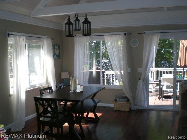 Dining Area with Lake View
