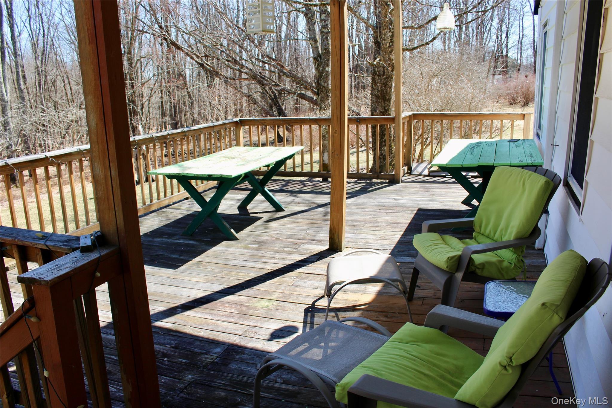 154 Britman Road Mongaup Valley, NY 12762 - Photo 24 of 38 a view of a chairs and table in the balcony