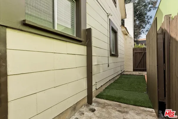 a view of a door