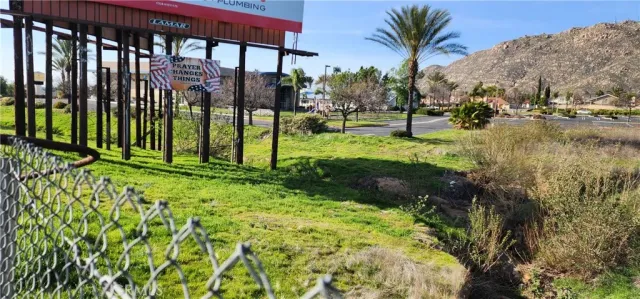 a view of swimming pool from a garden