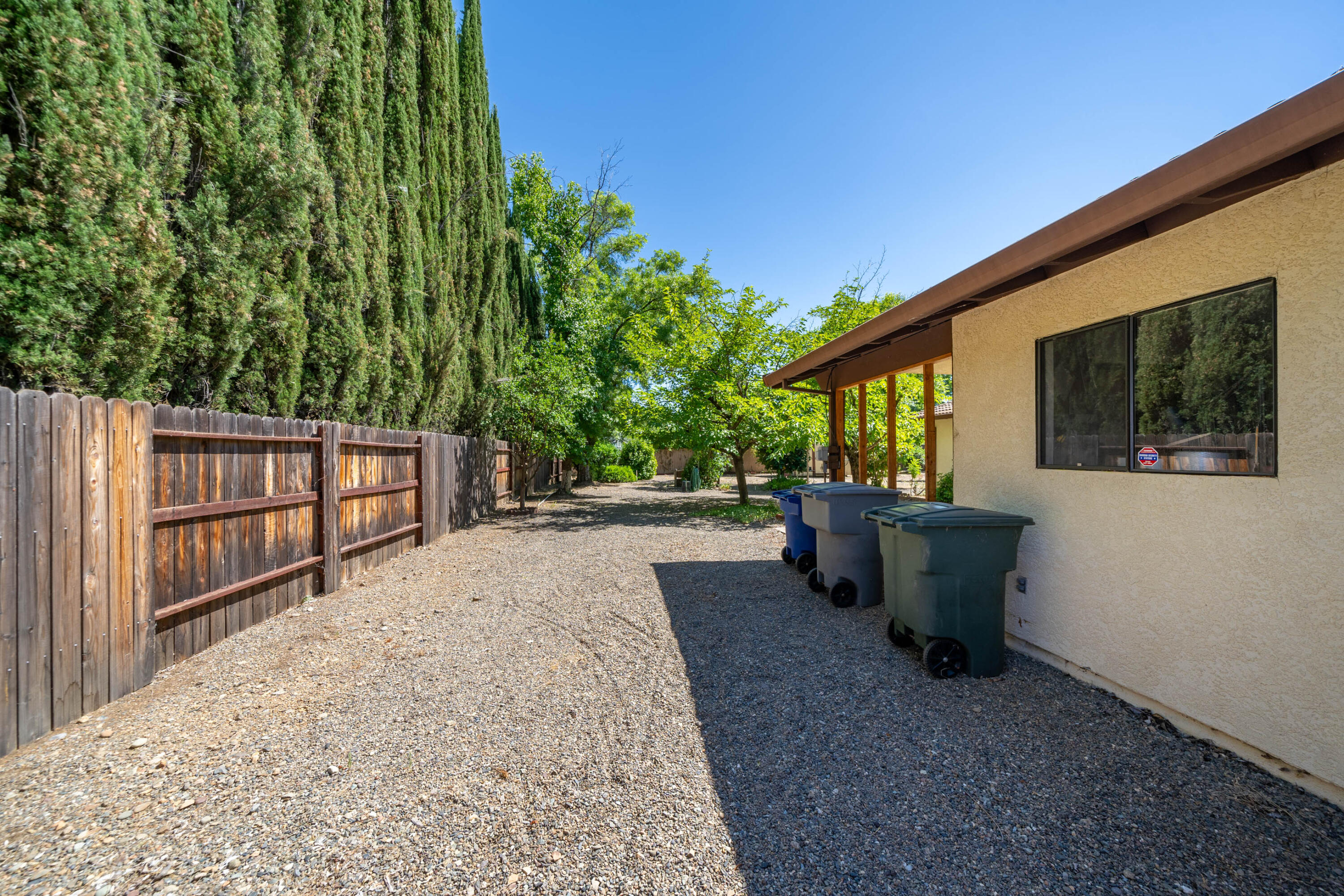 2285 Snow Lane Redding, CA 96003 - Photo 32 of 45 a view of a backyard with sitting area