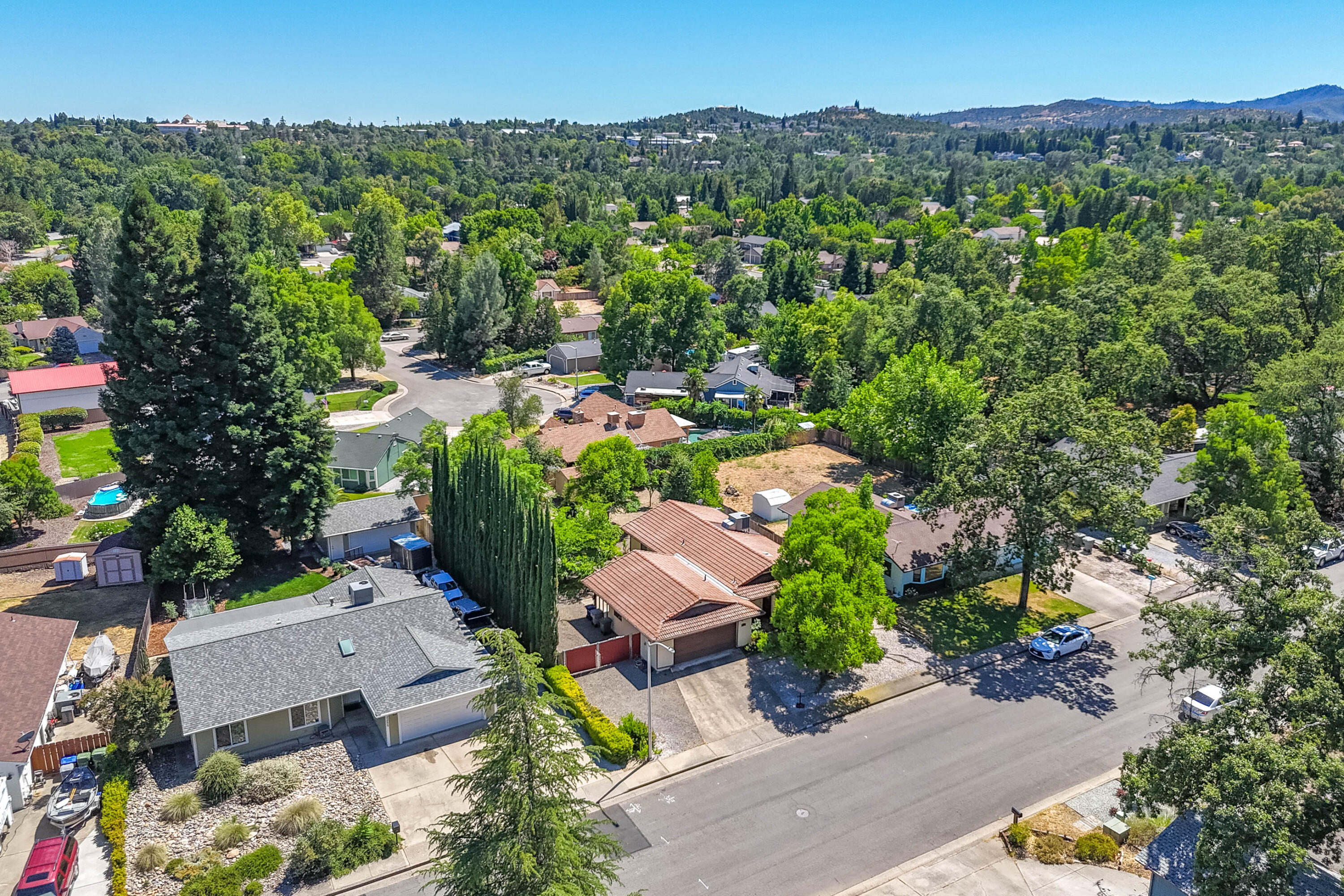 2285 Snow Lane Redding, CA 96003 - Photo 39 of 45 an aerial view of multiple house