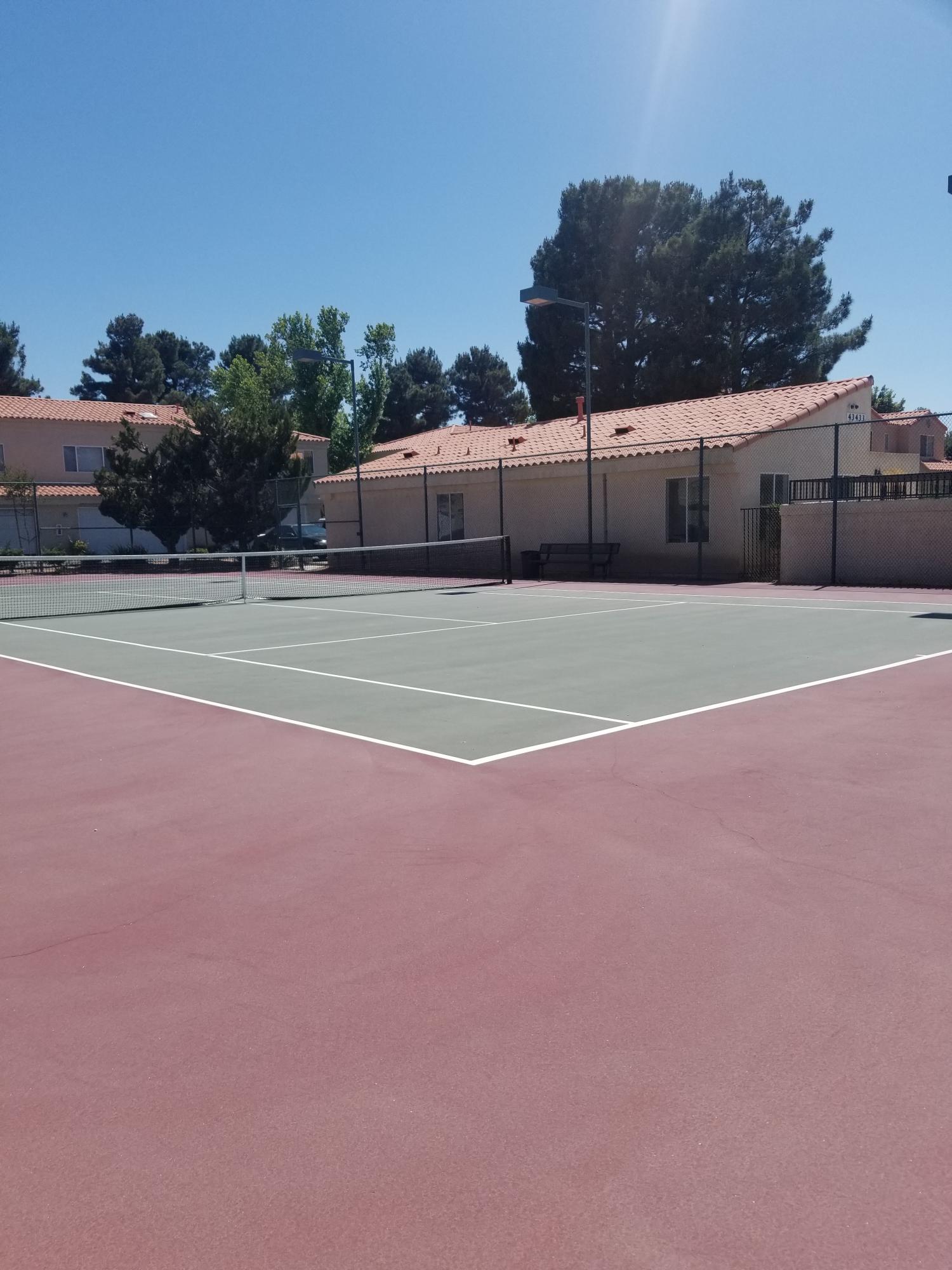 43487 30th Street West, Unit 2 Lancaster, CA 93536 - Photo 15 of 16 a view of a tennis court