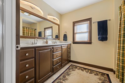 1654 Myers Chapel Road Hayesville, NC 28904 - Photo 24 of 60 a bathroom with a sink and a mirror