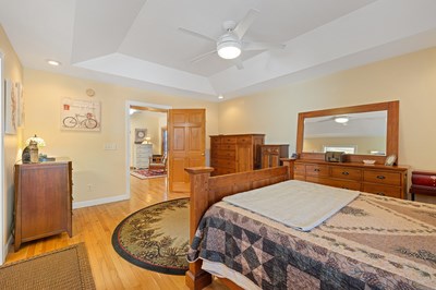 1654 Myers Chapel Road Hayesville, NC 28904 - Photo 26 of 60 a bed room with a bed and furniture