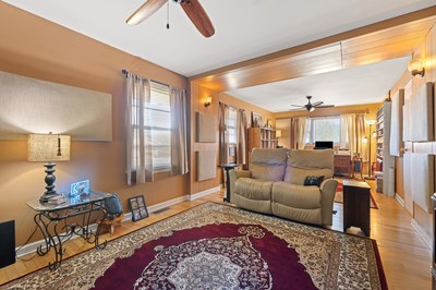1654 Myers Chapel Road Hayesville, NC 28904 - Photo 34 of 60 a living room with furniture and a rug