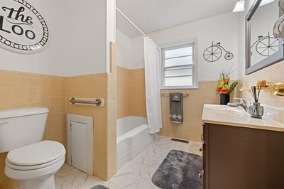 1654 Myers Chapel Road Hayesville, NC 28904 - Photo 35 of 60 a bathroom with a sink a toilet and shower
