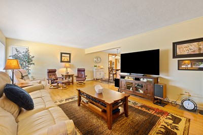 1654 Myers Chapel Road Hayesville, NC 28904 - Photo 9 of 60 a living room with furniture and a flat screen tv