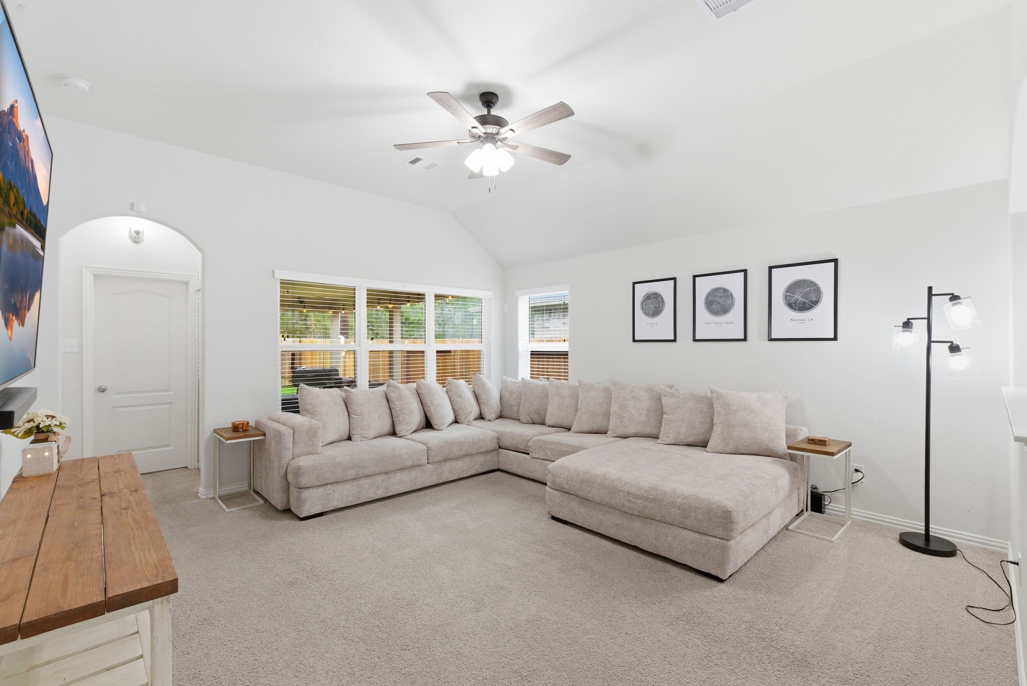 27146 Grey Fox Run Magnolia, TX 77354 - Photo 17 of 44 a living room with furniture and a large window