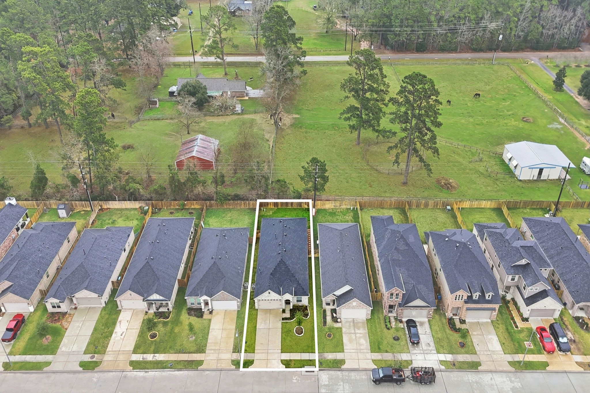 27146 Grey Fox Run Magnolia, TX 77354 - Photo 41 of 44 a view of an outdoor space and deck