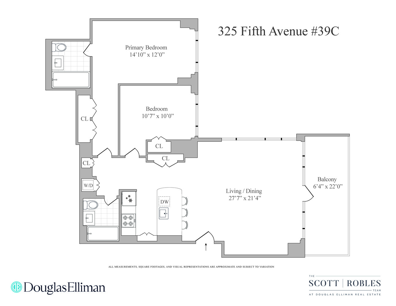 325 5th Avenue, Unit 39C Manhattan, NY 10016 - Photo 19 of 19 a black and white photo of a picture of a picture