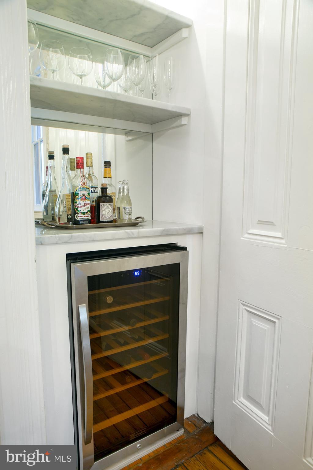 14 4th Street Southeast Washington, DC 20003 - Photo 12 of 60 Dining Room Dry Bar with Wine Fridge